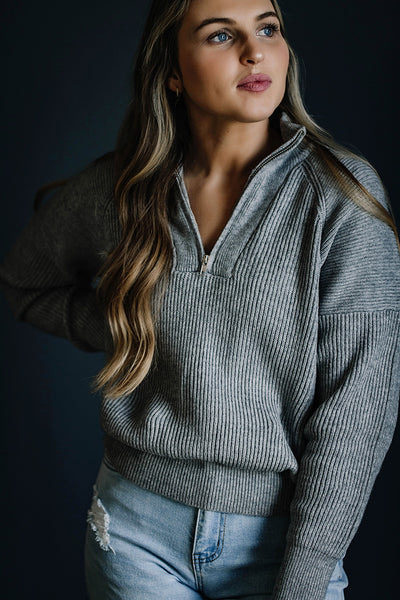 Valerie Zip-Up Sweater