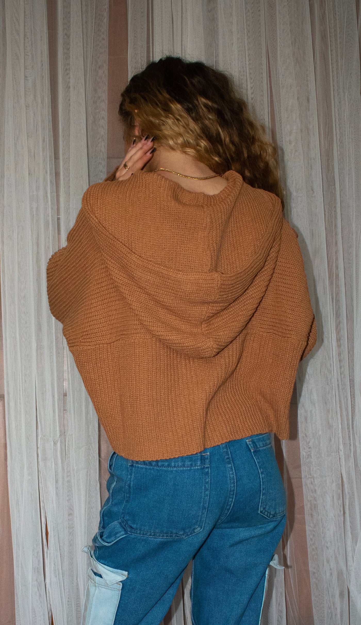 Joy Cropped Zip Sweater / Hoodie